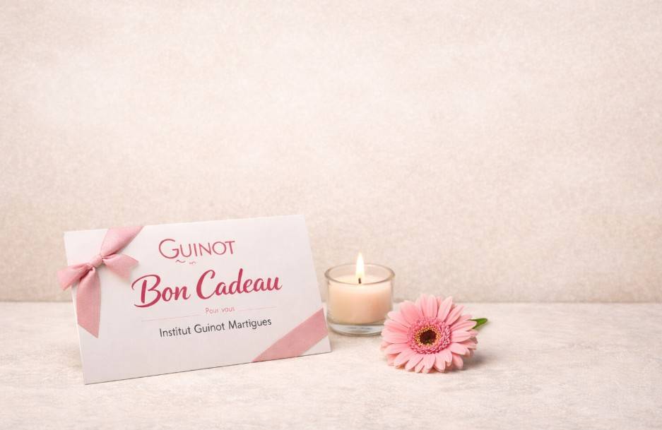 Bons cadeaux Fêtes des mères dans votre institut Guinot à Martigues