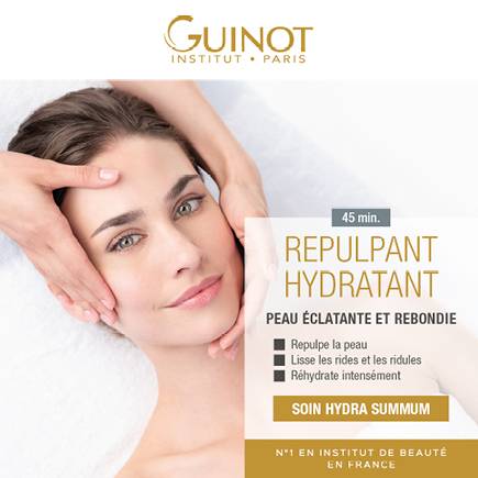 Nouveau soin visage HYDRA SUMMUM hydratant et repulpant by GUINOT